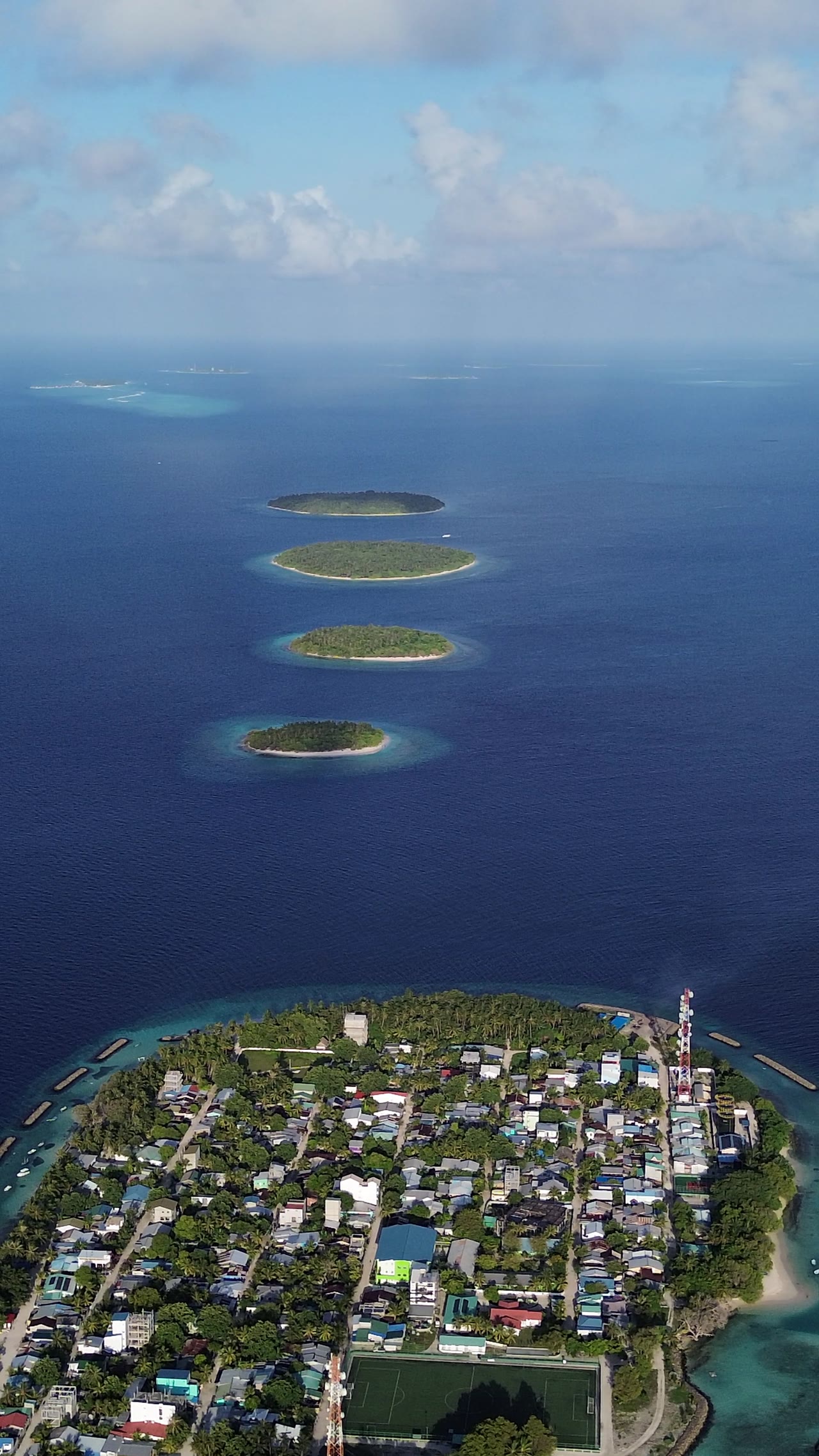 Preview: An aerial look at the island chain and surrounding ocean.